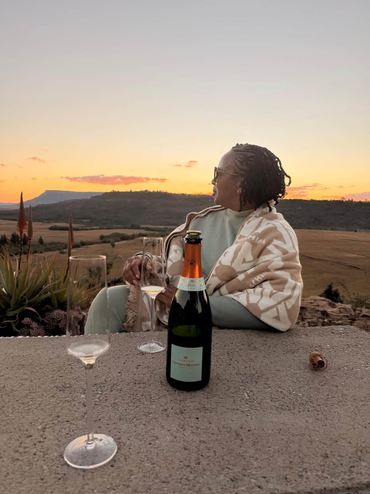 Taking in the sunset