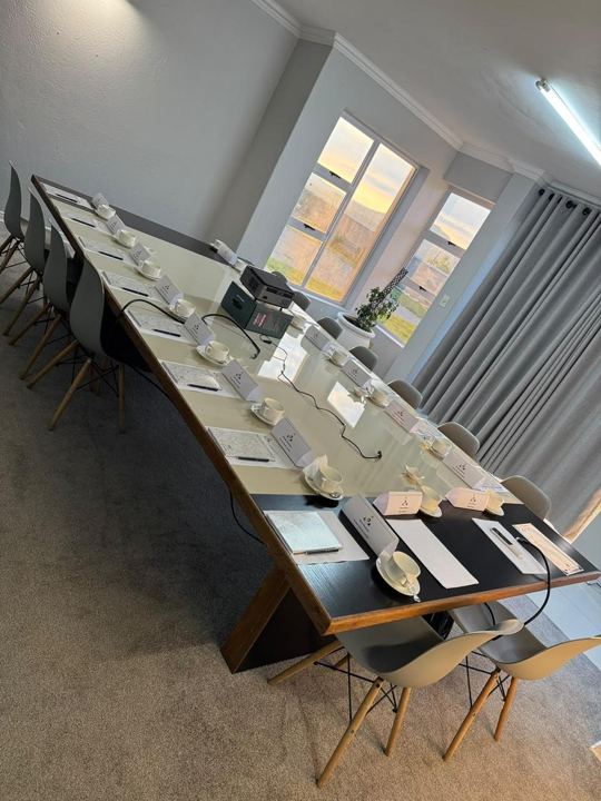 A view across the meeting room
